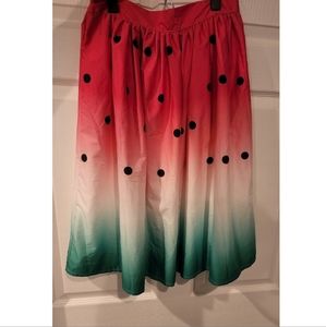 Watermelon swing skirt
